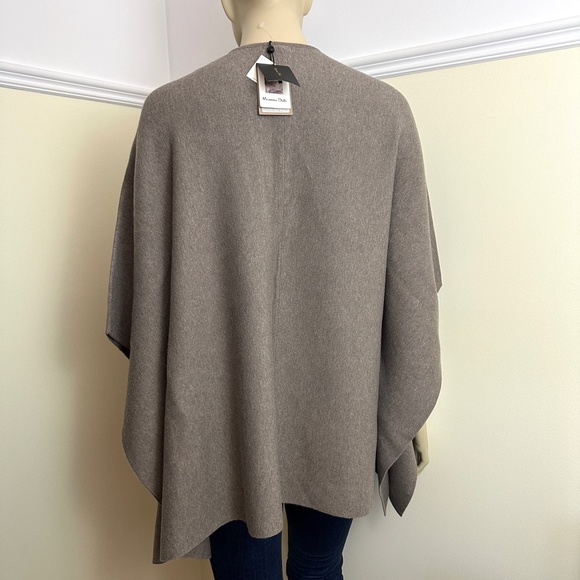 MASSIMO DUTTI taupe brown oversized cardigan - Picture 6 of 13